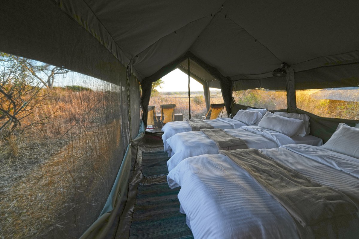 Private fly camp in the wilderness with Dorobo Safaris
